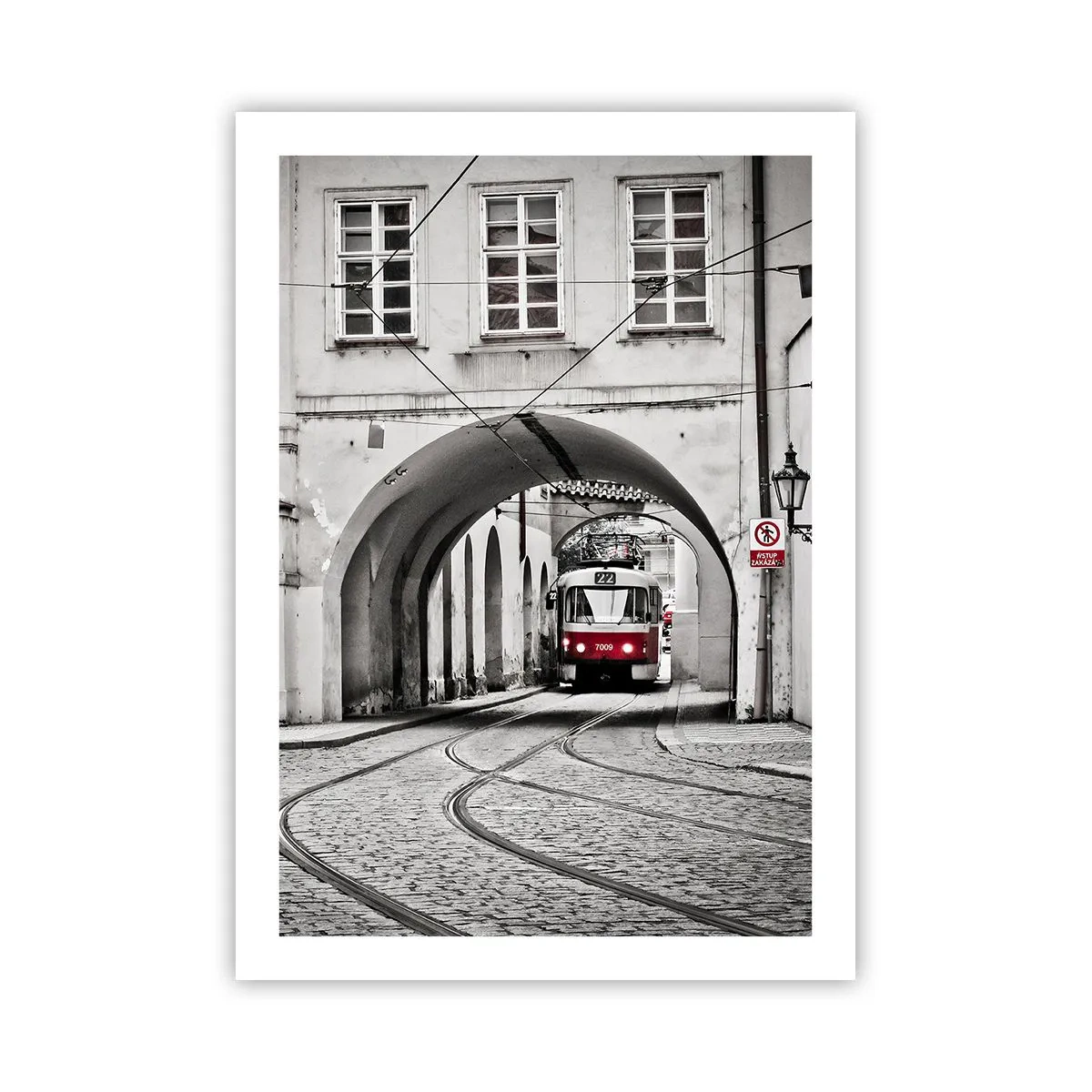 Affisch - Genom stadens labyrint - 50x70 cm