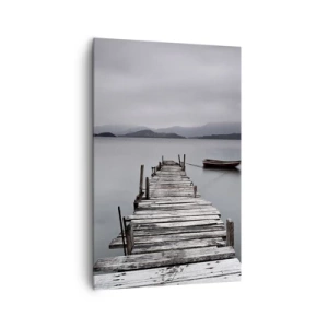 Canvastavla - Bild på duk - Imorgon kan du ge dig iväg - 80x120 cm