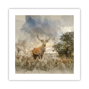 Affisch - Värdighet - styrka - dignitet - 40x40 cm