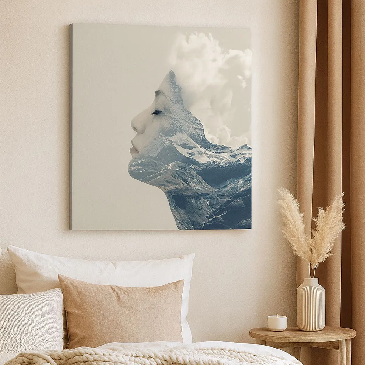 Canvastavla - Bild på duk - Elementens skönhet - 30x30 cm