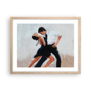 Affisch i ram av ljusek - Mina drömmars tango - 50x40 cm