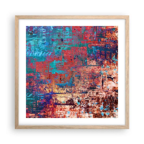 Affisch i ram av ljusek - Minne och icke-minne - 50x50 cm