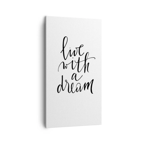 Canvastavla - Bild på duk - Of course - 45x80 cm