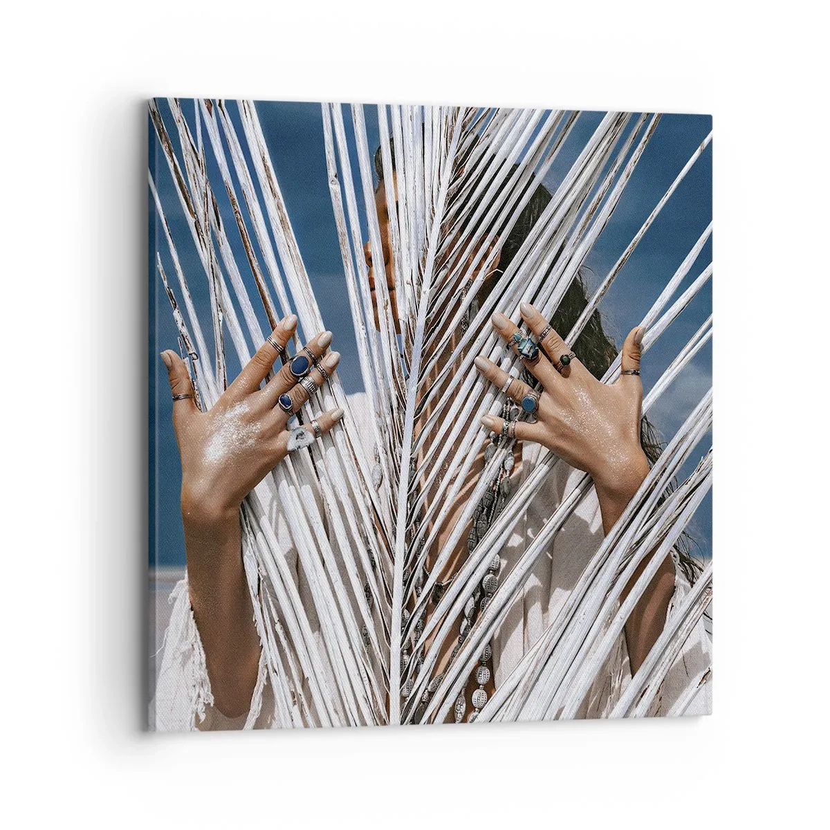 Canvastavla - Bild på duk - Schamanens flickvän? - 70x70 cm