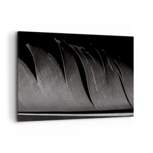 Canvastavla - Bild på duk - Fjäder - en underbar konstruktion - 100x70 cm