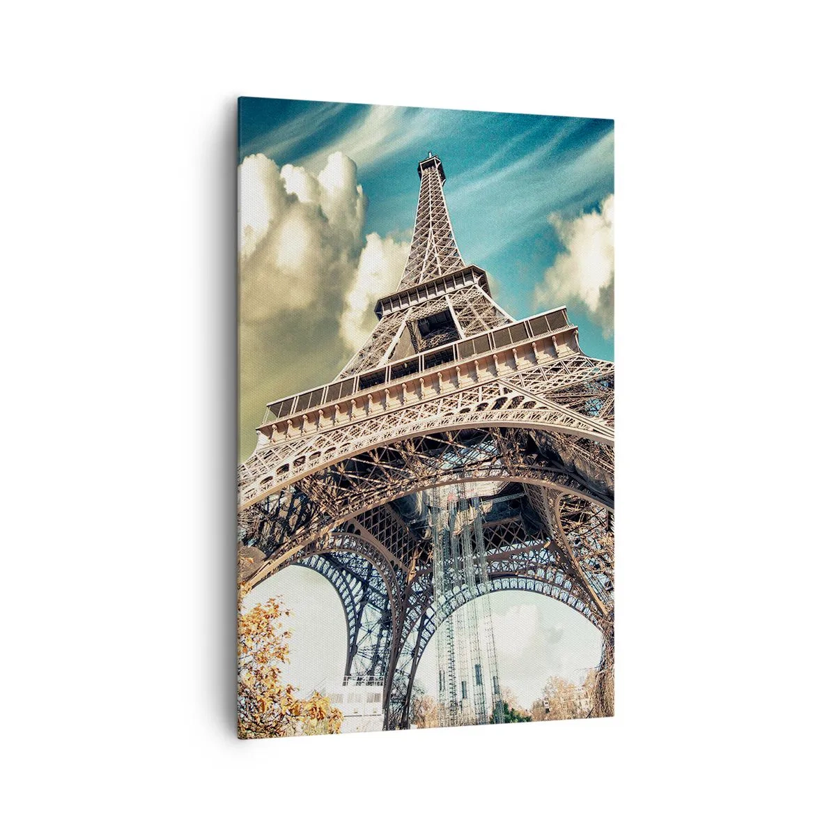 Canvastavla - Bild på duk - Och på hösten i Paris... - 80x120 cm