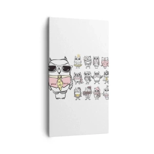 Canvastavla - Bild på duk - Så många roller att spela - 45x80 cm