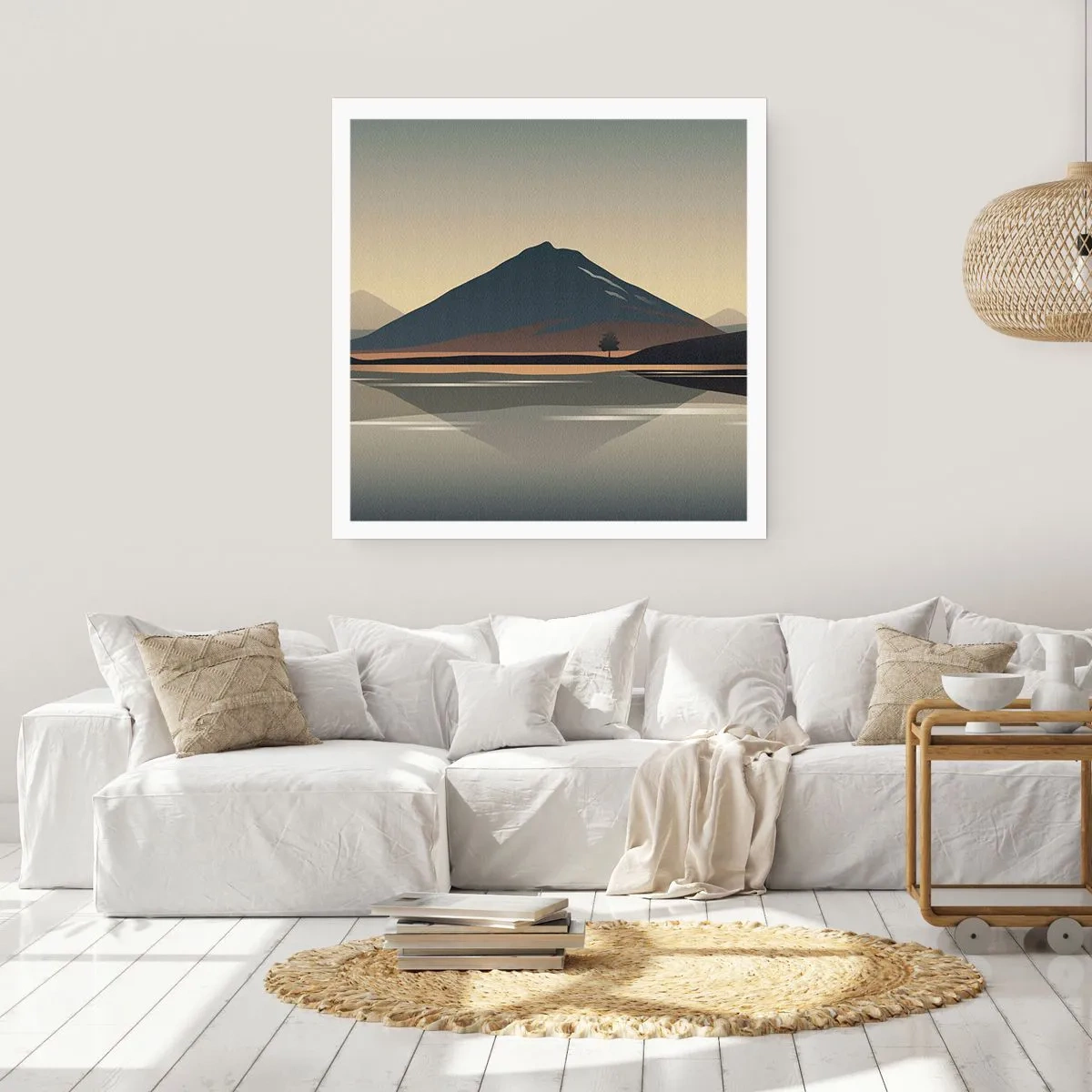 Affisch - Spegelbild - 30x30 cm