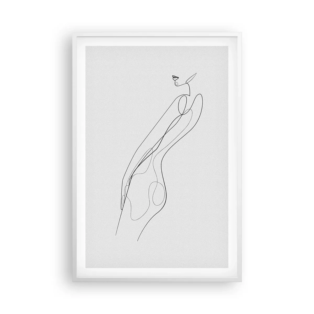 Affisch i vit ram - Bara en utfästelse - 61x91 cm