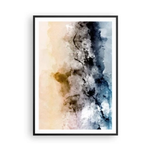 Affisch i svart ram - Dränkta i dimman - 70x100 cm