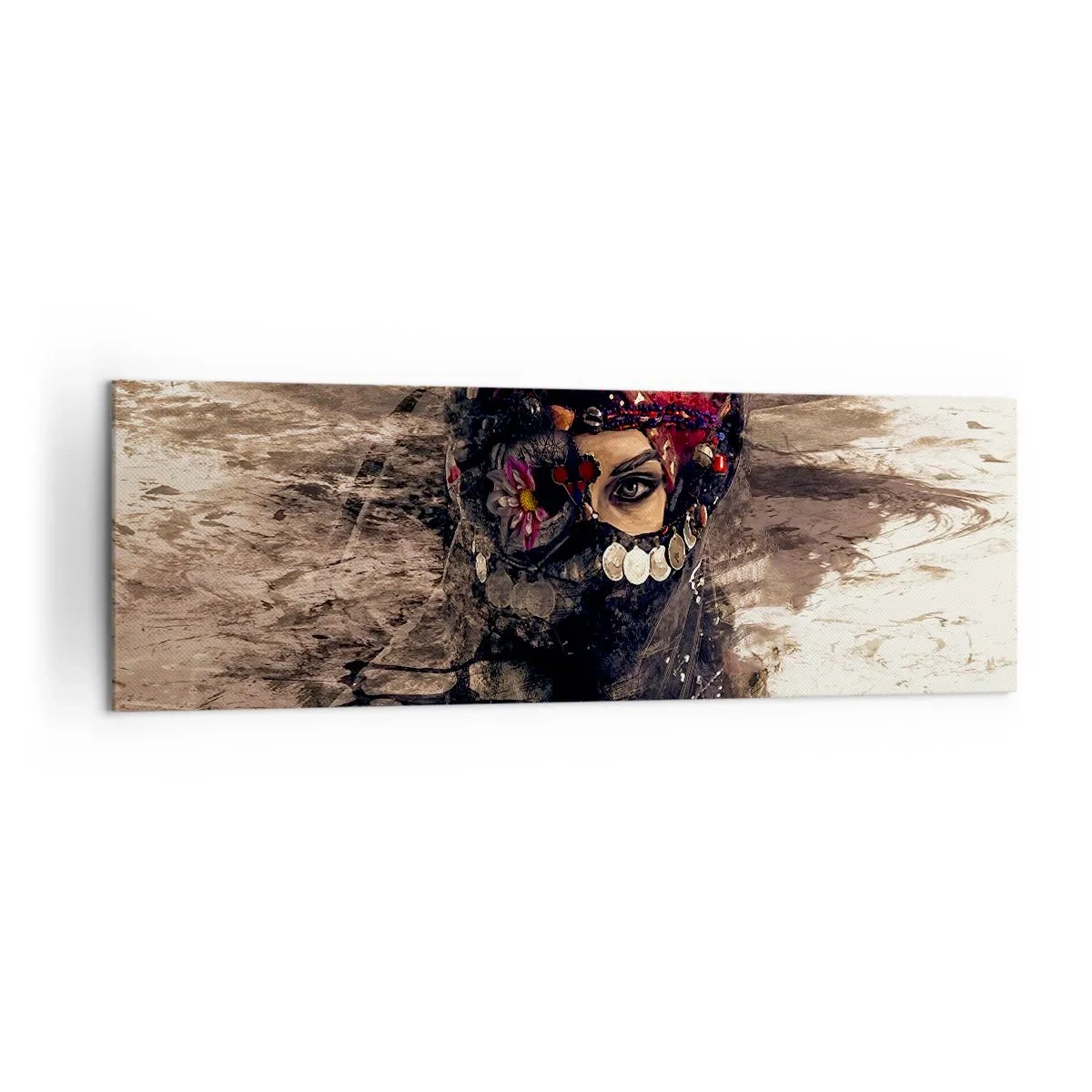 Canvastavla - Bild på duk - Minst intrigerande - 160x50 cm