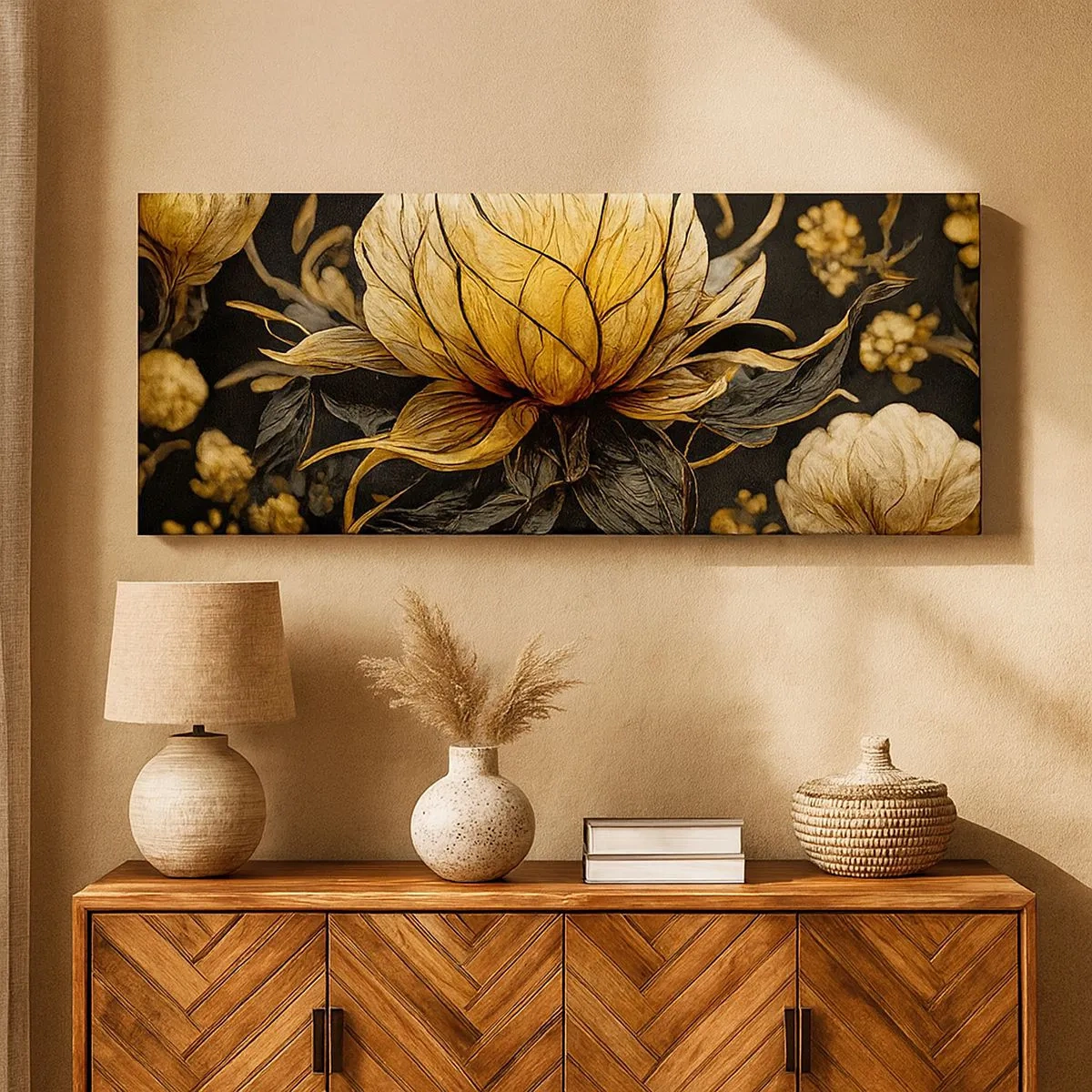 Canvastavla - Bild på duk - Subtil skörhet - 100x40 cm