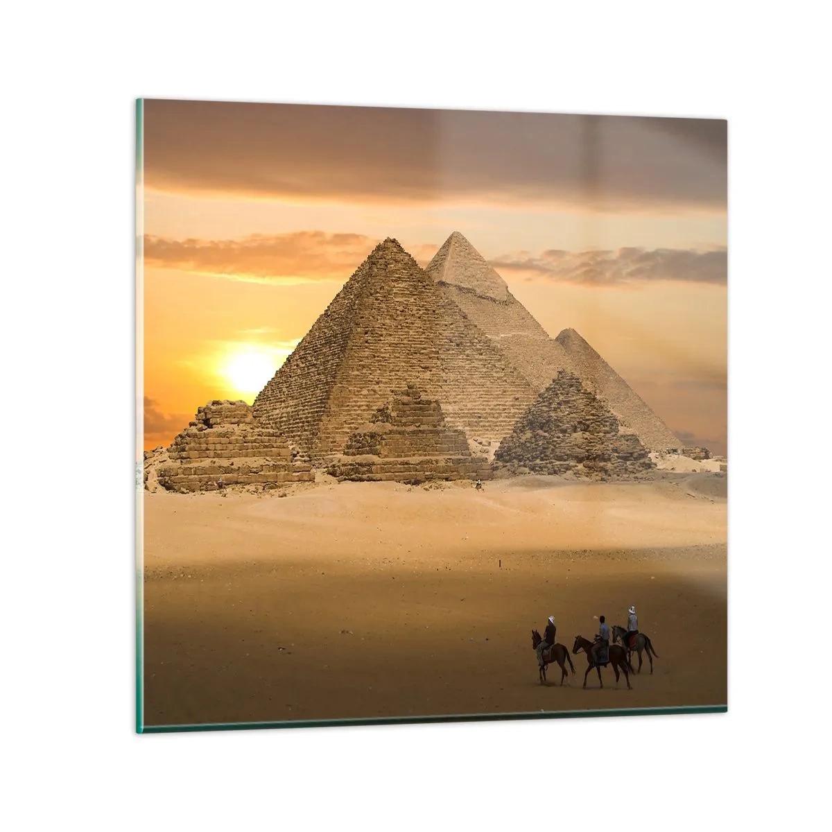 Glastavla - Bild på glas - 1000 år utan ändring - 60x60 cm