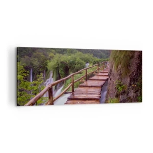 Canvastavla - Bild på duk - Otrolig skönhet - 100x40 cm