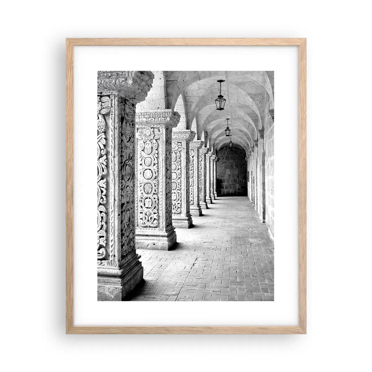 Affisch i ram av ljusek - Och vart tar det vägen? - 40x50 cm