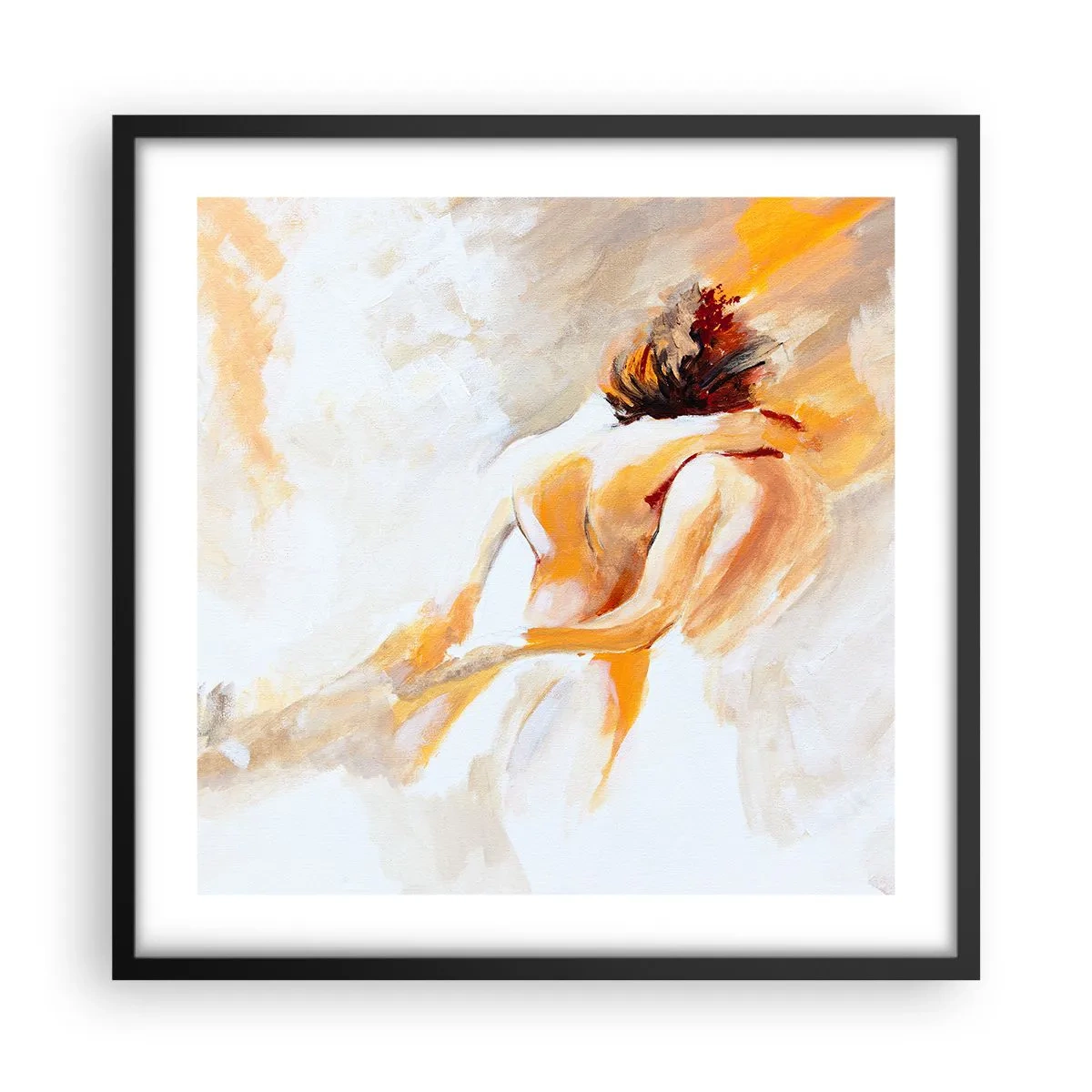 Affisch i svart ram - I närhetens himmel - 50x50 cm