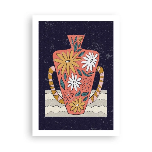 Affisch - Målad kanna - 50x70 cm