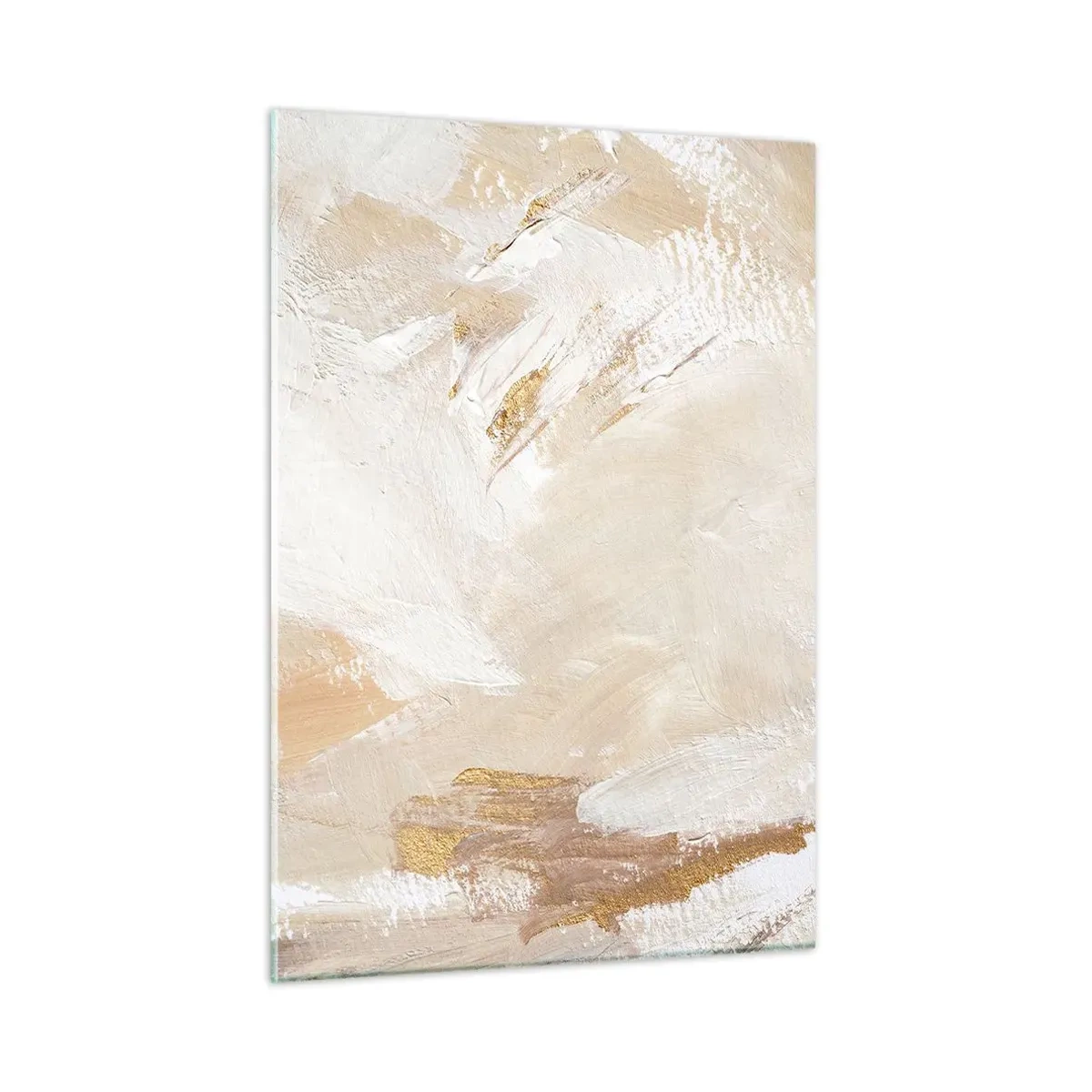 Glastavla - Bild på glas - Pastellfärgad komposition - 50x70 cm