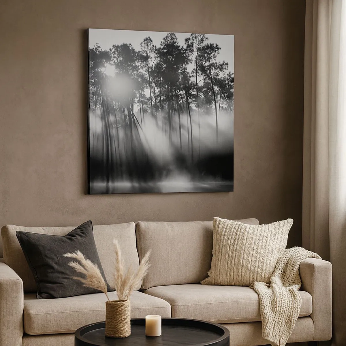 Canvastavla - Bild på duk - Ostoppad sol - 30x30 cm