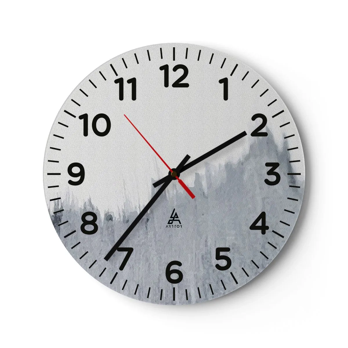 Väggklocka - Klocka på glas - Mystisk skiva - 30x30 cm