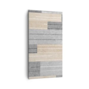 Canvastavla - Bild på duk - Komposition: allt i lod - 55x100 cm