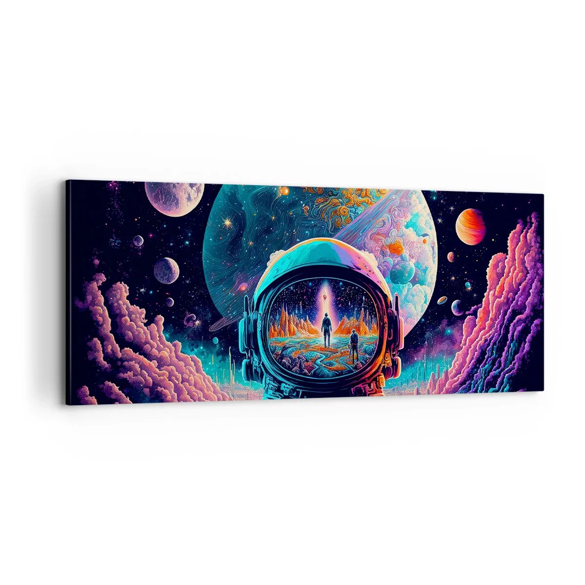 Canvastavla - Bild på duk - Filosofer har aldrig drömt - 100x40 cm