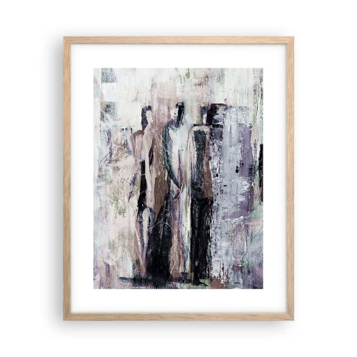 Affisch i ram av ljusek - De mystiska tre - 40x50 cm