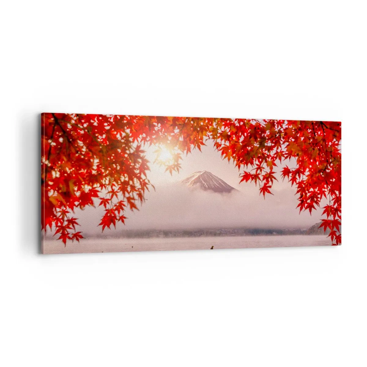 Canvastavla - Bild på duk - I japansk stämning - 100x40 cm