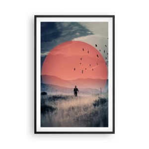 Affisch i svart ram - I sina essen - 61x91 cm