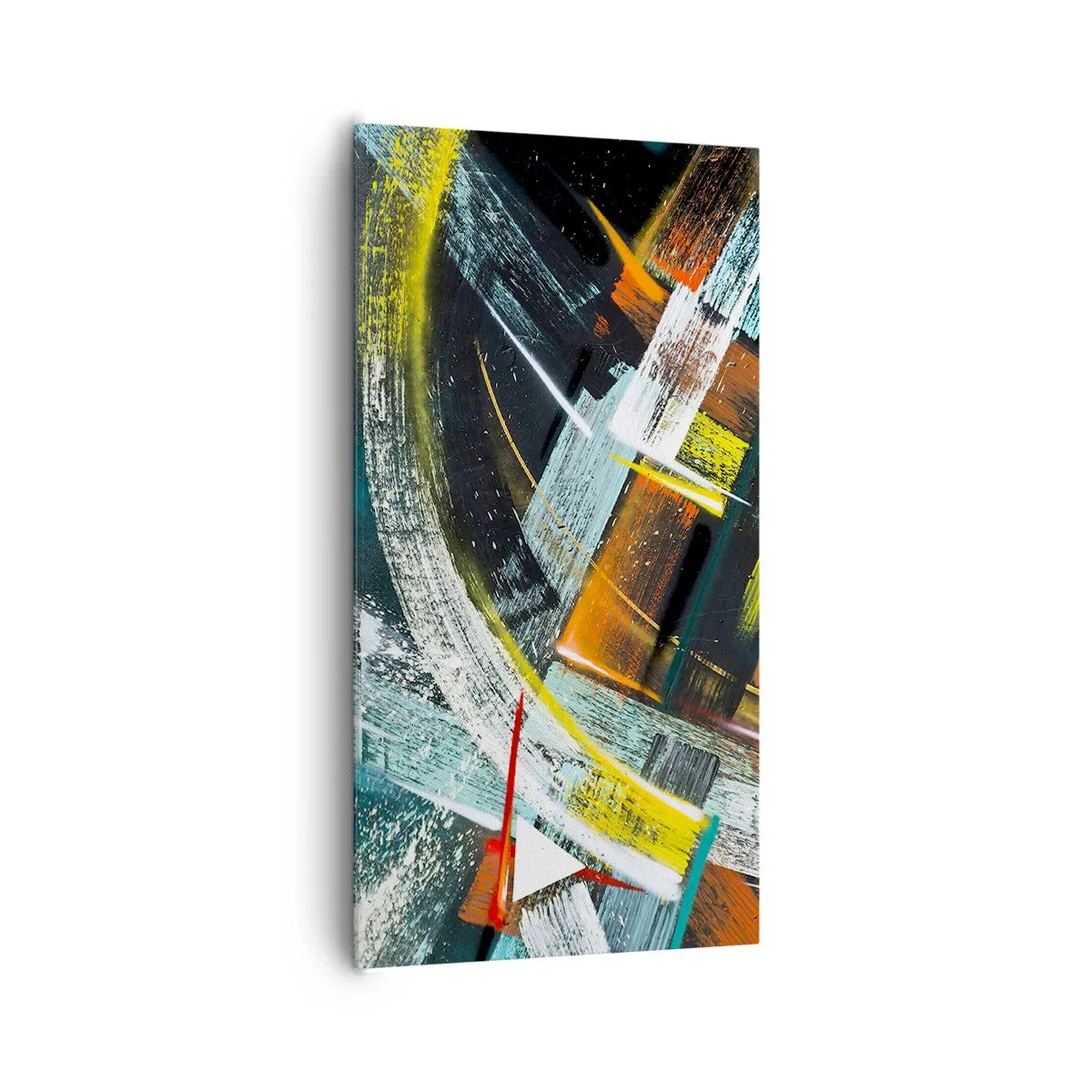 Canvastavla - Bild på duk - Rörelsens energi - 65x120 cm