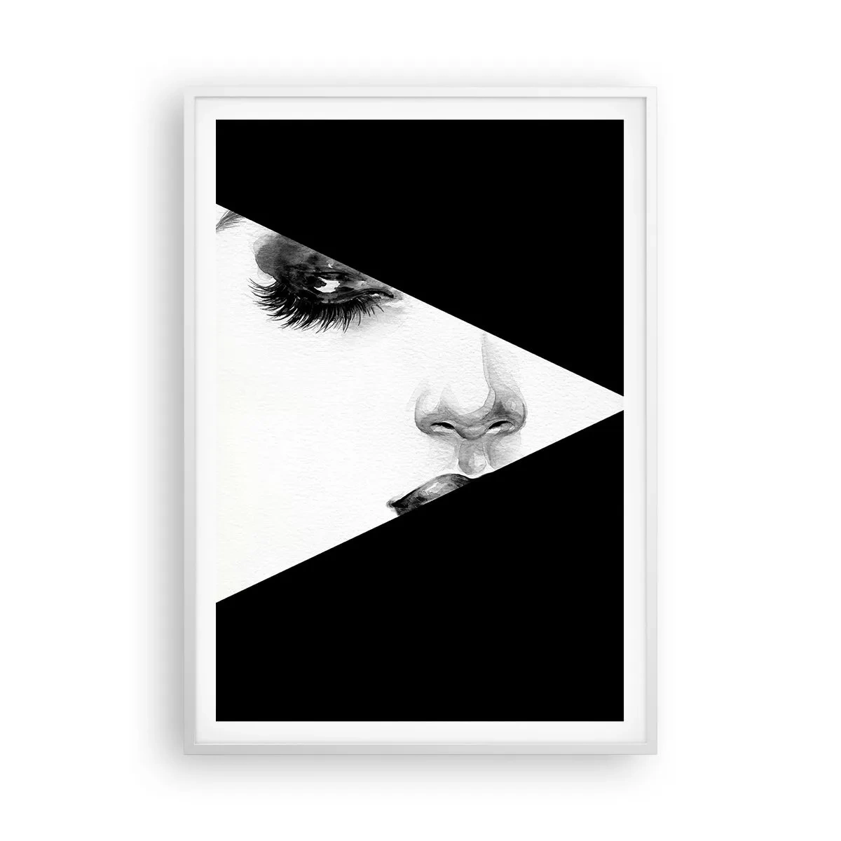 Affisch i vit ram - Alltid oupptäckt - 70x100 cm