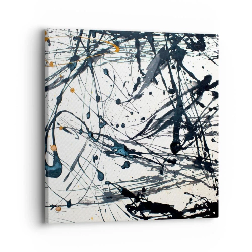 Canvastavla - Bild på duk - Med eller utan någon mening? - 40x40 cm