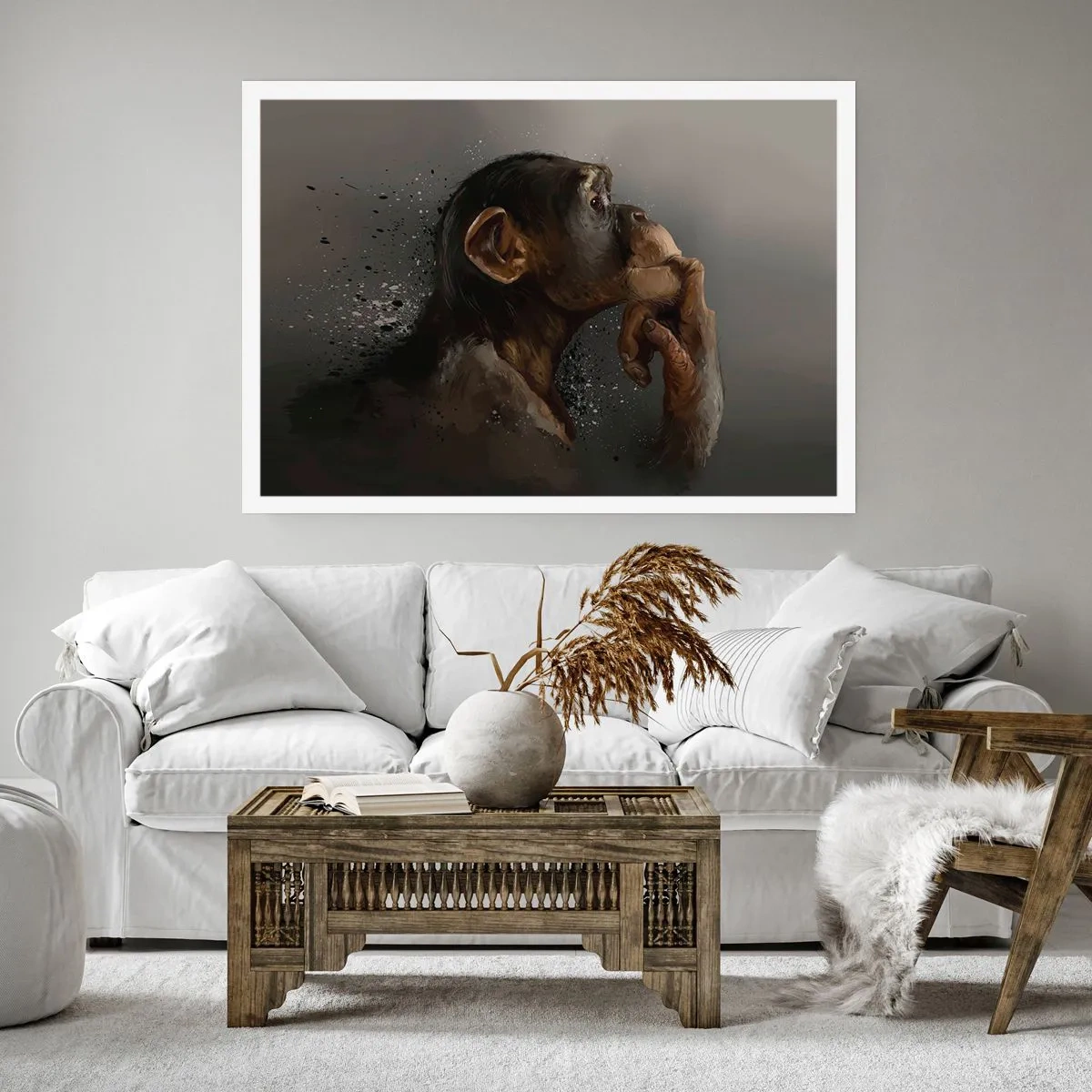 Affisch - Säkert en tänkare - 100x70 cm