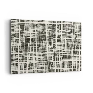 Canvastavla - Bild på duk - Vävd komposition - 100x70 cm