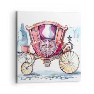 Canvastavla - Bild på duk - Bröllop eller bal? - 70x70 cm