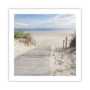 Affisch - Mot horisonten - 50x50 cm