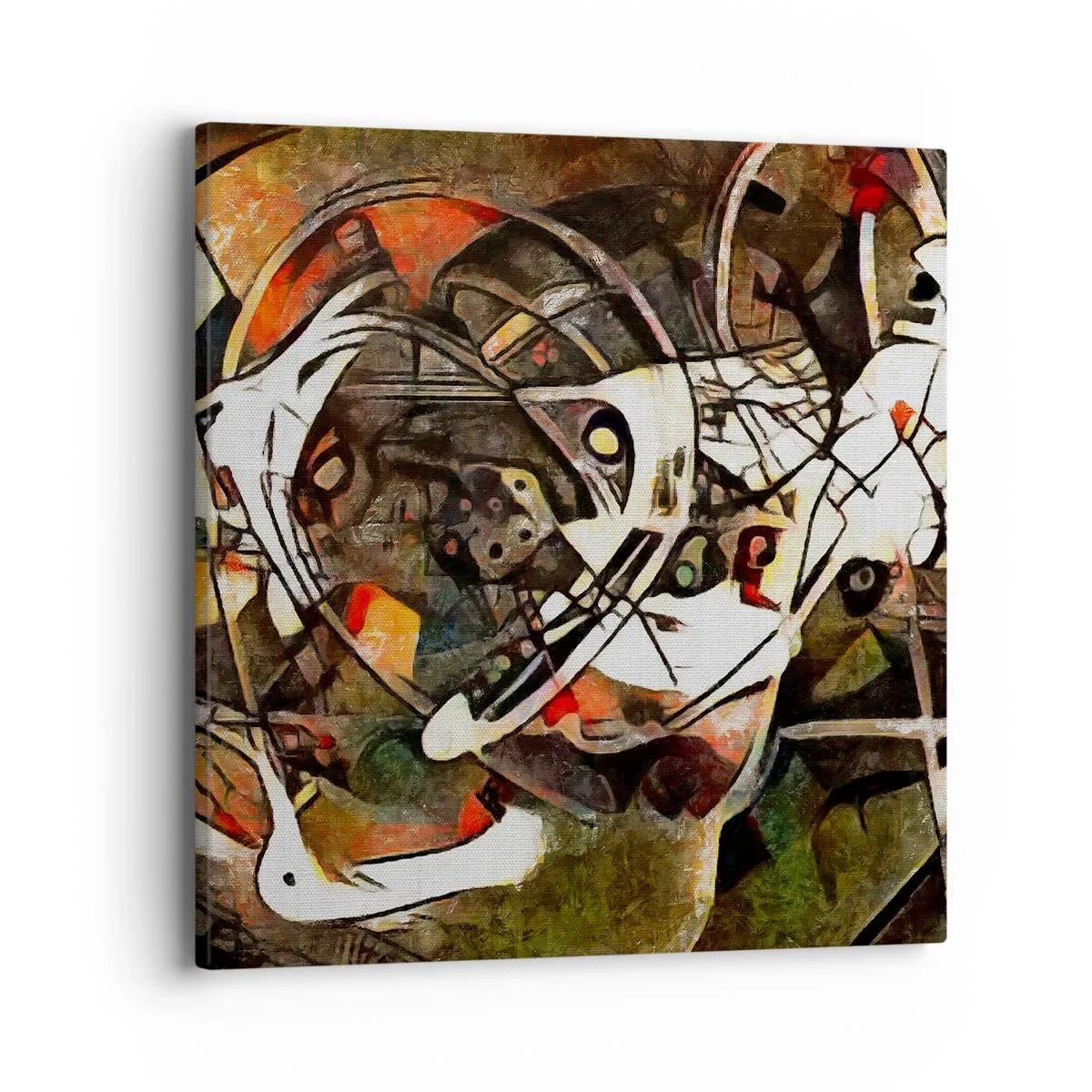 Canvastavla - Bild på duk - Hör du rörelse? - 40x40 cm
