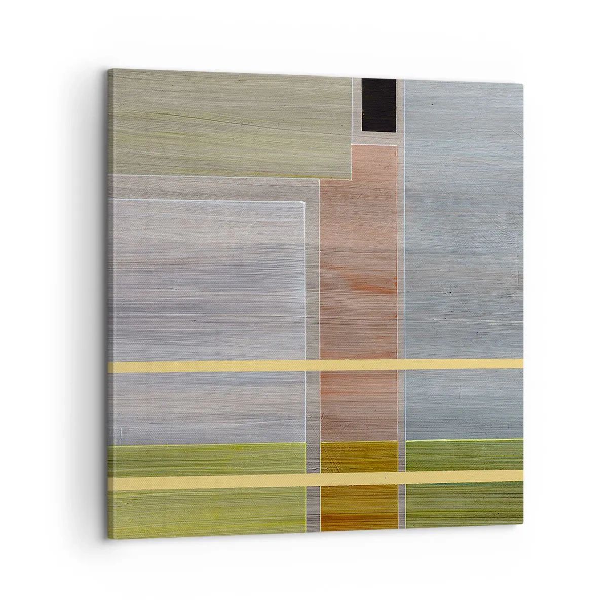 Canvastavla - Bild på duk - Rakt och lugnt - 60x60 cm