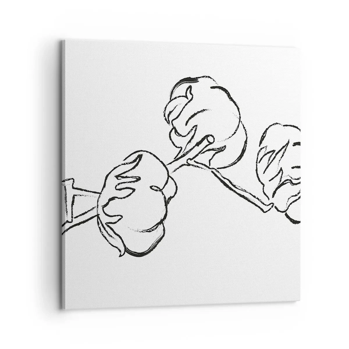 Canvastavla - Bild på duk - Bomullsdun - 60x60 cm