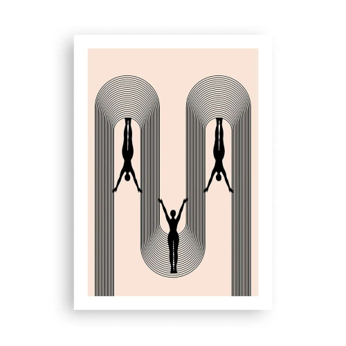 Affisch - Upp och ner - 50x70 cm