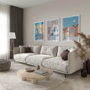 Greek dream - Inspiration till vardagsrummet