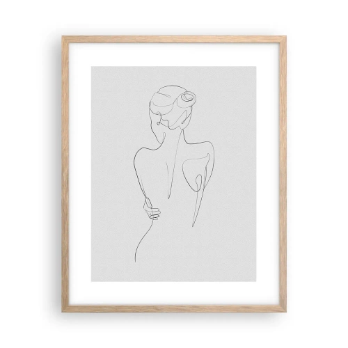 Affisch i ram av ljusek - Kroppens musik - 40x50 cm