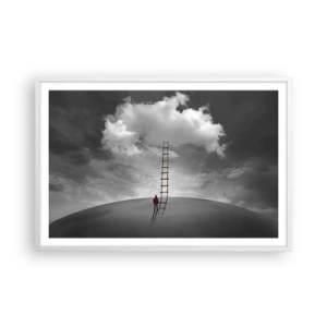 Affisch i vit ram - Allt är möjligt - 91x61 cm