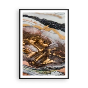 Affisch i svart ram - Jordens element - 70x100 cm