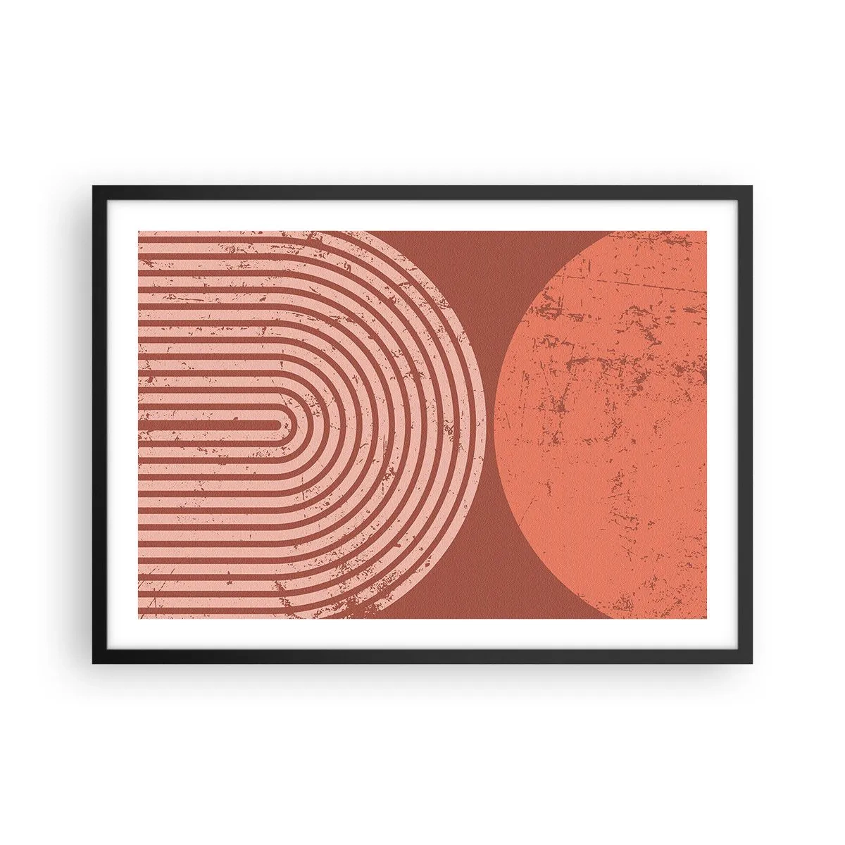 Affisch i svart ram - Nära relation - 70x50 cm