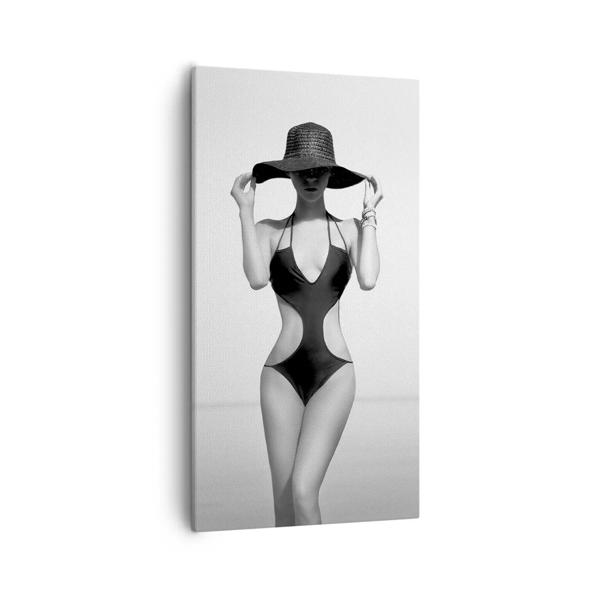 Canvastavla - Bild på duk - Mitt förnamn är: Elegans - 55x100 cm