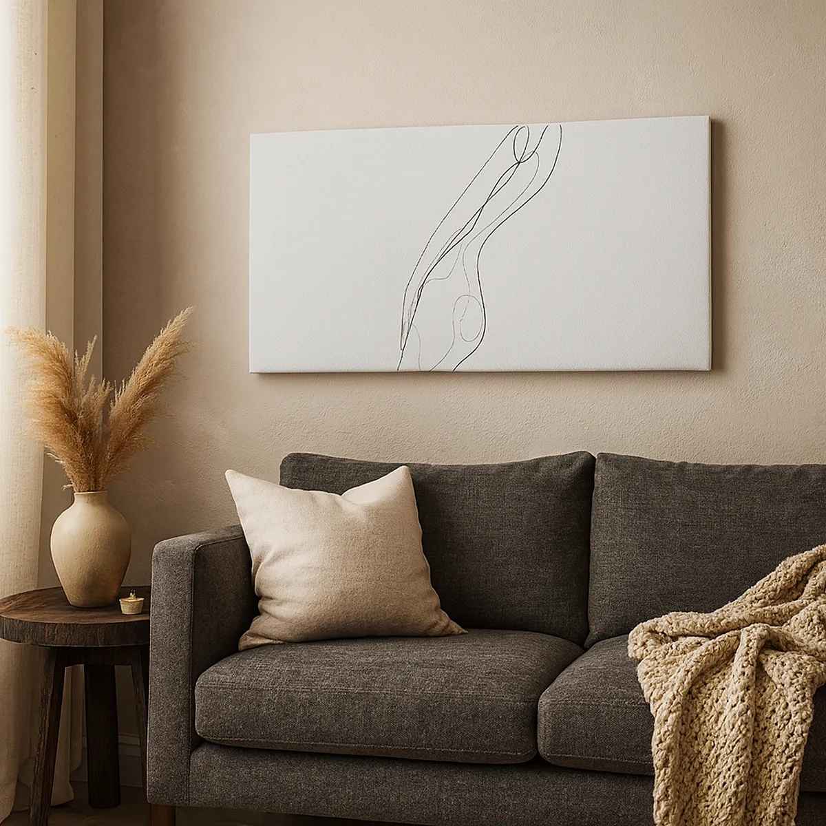 Canvastavla - Bild på duk - Bara en utfästelse - 30x30 cm