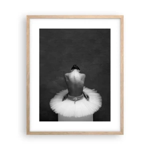 Affisch i ram av ljusek - Hon blommar ut - 40x50 cm