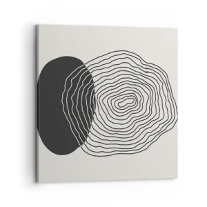 Canvastavla - Bild på duk - Varaktighet och vibration - 70x70 cm