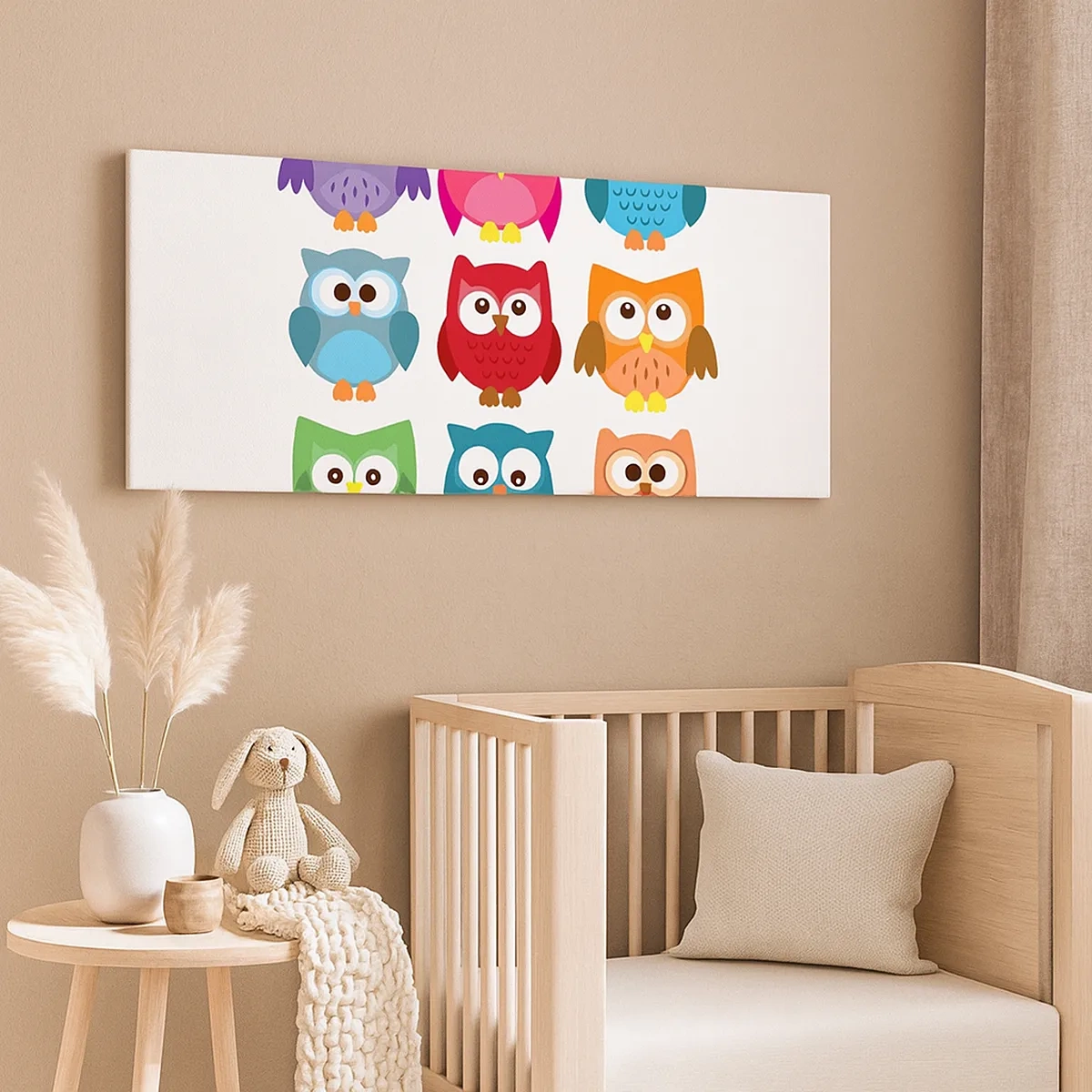 Canvastavla - Bild på duk - Att vara olika på roligt sätt - 30x30 cm